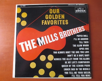 Vintage Schallplatten, The MILLS BROVERS, Unsere GOLDENEN Favoriten, Jazz-Platten, Vintage Schallplatte, Schallplatte Schallplatten, Mills Brothers Lp, Schallplatten, 1972 Schallplatten