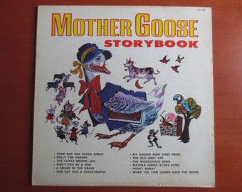 Vintage Records, MOTHER GOOSE, Nursery Rhymes, Kids Records, Childrens Album, Childrens Records, Kids Album, Record Vinyl, Rhyme Records