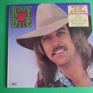 KENNY DALE, Red HOT Memory, Kenny Dale Album, Kenny Dale Vinyl, Kenny Dale Record, Kenny Dale Lp, Country Lp, Vintage Records, 1982 Records