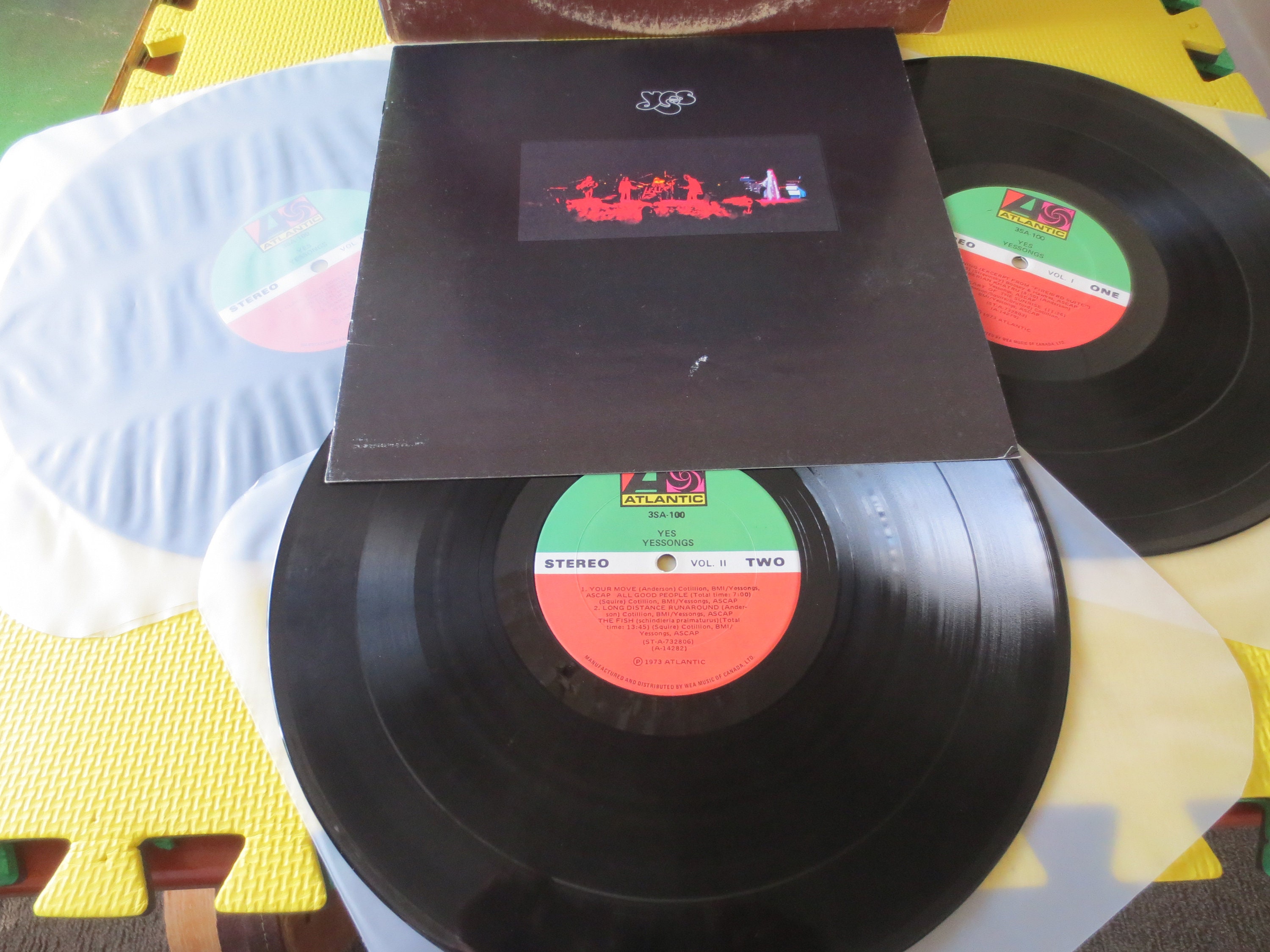 Yessongs Yes レコード3枚組 Yessongs Yes レコード3枚組