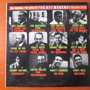 The HIT MAKERS, GREATEST Hits, Marty Robbins Albums, Jazz Record, Vinyl Album, Doris Day Albums, Record Vinyl, Vintage Records, 1960 Records