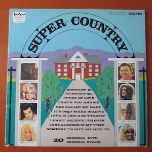 SUPER COUNTRY, Tee Vee Records, COUNTRY Records, Dottie West Records, Record Vinyl, Skeeter Davis Record, Lps, Vintage Records, 1975 Records