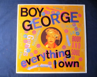 BOY GEORGE, EVERYTHING I Own, Culture Club, Boy George Record, Culture Club Record, Pop Records, Vinyl Albums, Vintage Records, 1987 Records