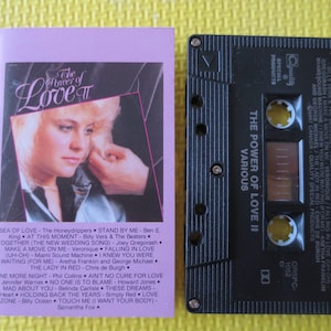 Cassettes, The POWER of LOVE, LOVE Music, Bandes magnétiques de musique pop, Bandes magnétiques romantiques, Cassettes romantiques, Cassettes de musique, Bandes magnétiques, Cassette de 1987
