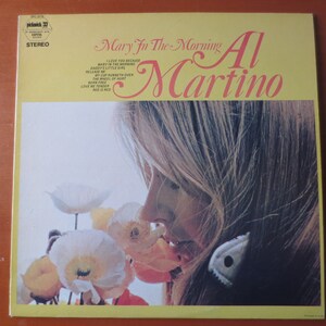 Vintage Records, AL MARTINO Record, MARY in the Morning, Al Martino Album, Al Martino Vinyl, Al Martino Lp, Vinyl, Vinyl Album, 1971 Records