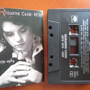 Vintage Cassette, ROSANNE CASH, GREATEST Hits, Rosanne Cash Album, Rosanne Cash Lp, Vintage Tape, Cassette Tape, Country, 1989 Cassette Tape