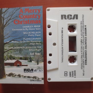 Vintage Cassette, CHRISTMAS Cassette, CHRISTMAS Tape, CHRISTMAS Lp, Tape Cassette, Country Cassette, Christmas Album, 1989 Cassette