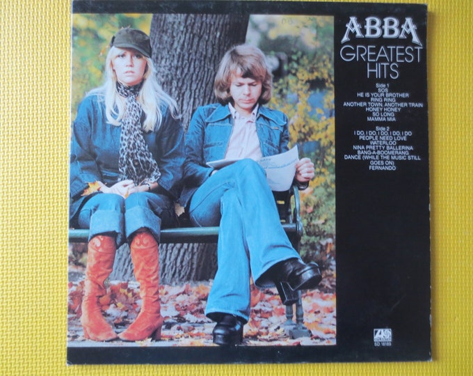 Vintage Records, ABBA, GREATEST Hits, ABBA Record, Abba Album, Abba Lp, Abba Vinyl, Disco Lp ,Disco Record, Disco Album, Disco, 1975 Record