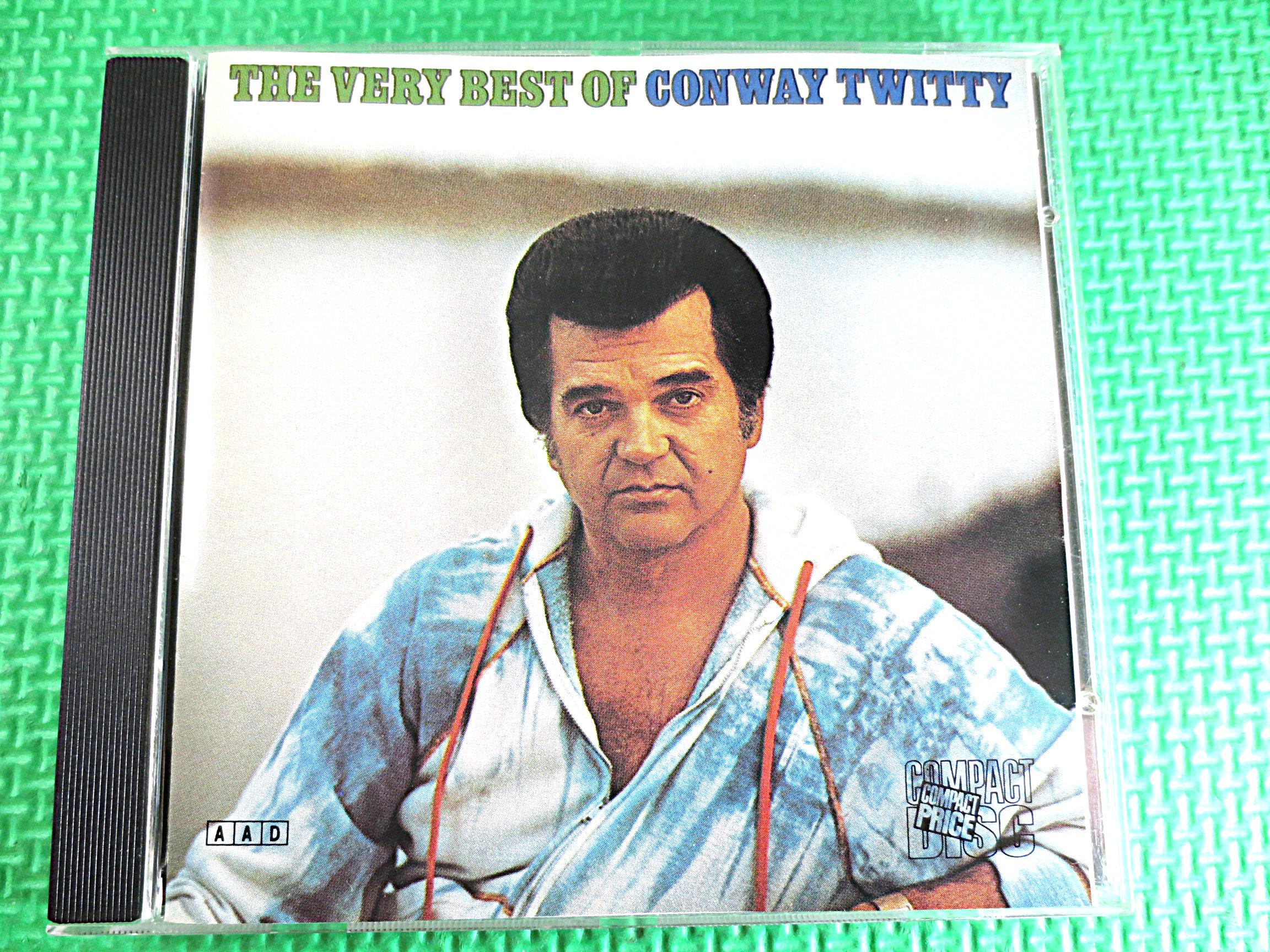Vintage Cd, CONWAY TWITTY, GREATEST Hits, Conway Twitty Cd, Conway Twitty Hits, Conway Twitty Songs, Conway Twitty Album, 1985 Compact Disc