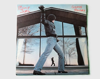 Vintage Billy Joel Glass Houses LP Album Record Vinyl Excellent