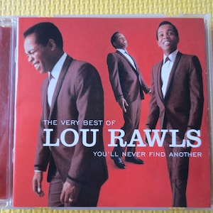 Vintage Cd&#39;s, LOU RAWLS, Very BEST, Lou Rawls Cd, Funk Cd, Soul Compact Disc, Soul Cd, Pop Music Cd, R and B Cd, 70s Music Cd, Compact Discs
