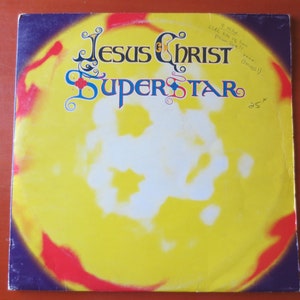 JESUS CHRIST SUPERSTAR, Jesus Christ Record, Jesus Christ Album, Jesus Christ Lp, Pop Records, Soundtrack Lp, Vintage Records, 1970 Records