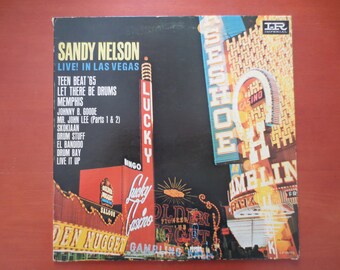 Sandy Nelson - Live! in Las Vegas - 1964 Vintage Vinyl LP
