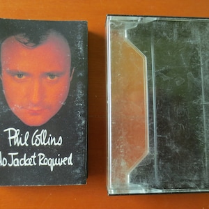 Cassette Tapes, PHIL COLLINS Tape, No Jacket Required, Phil Collins Album, Phil Collins Music, Tape Cassette, Cassette, 1985 Cassette