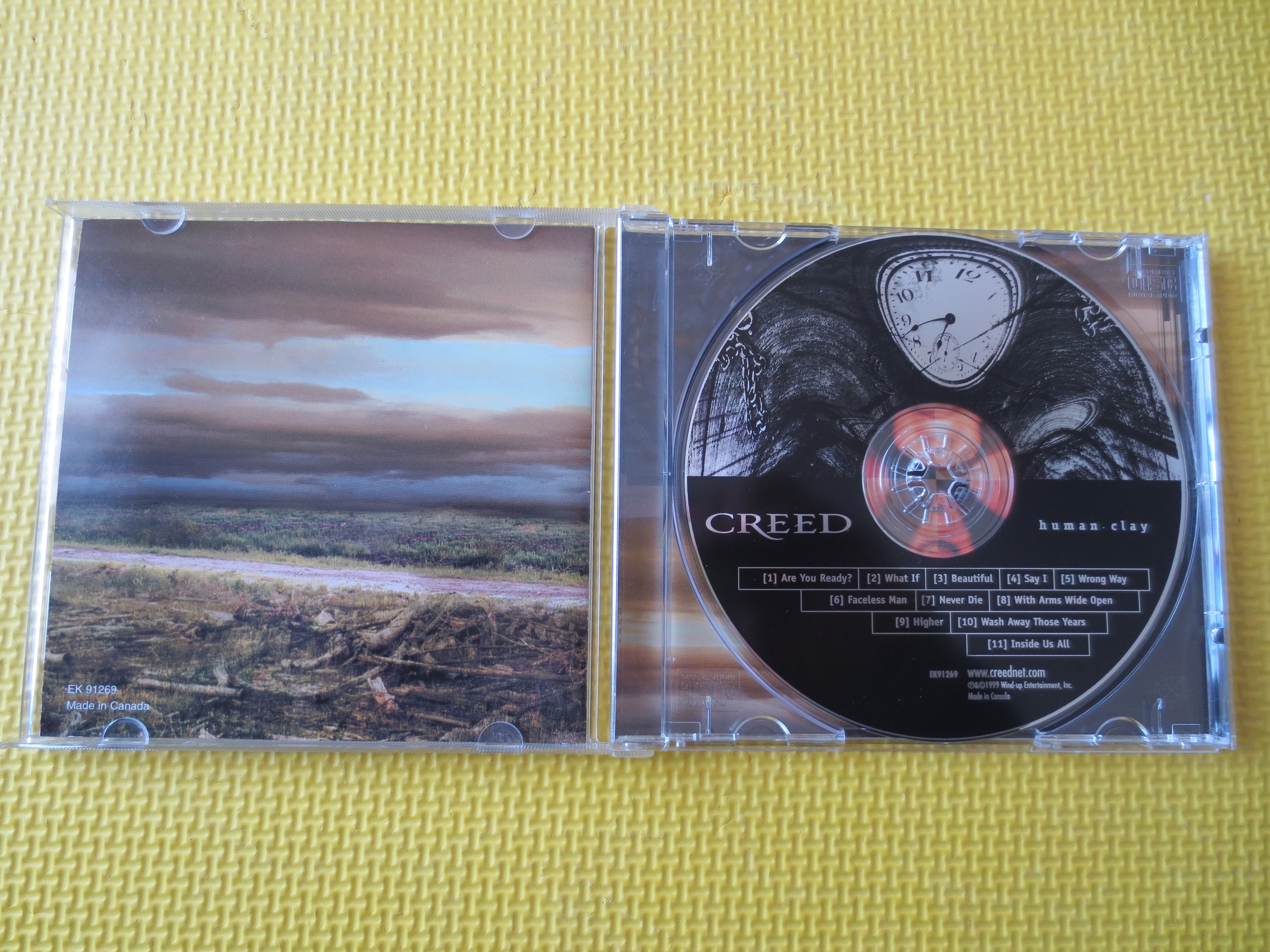 CREED, Human Clay, 1999 Compact Disc, Vinyl Lp - Etsy