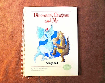 Vintage Dinosaurs, Dragons and Me Songbook: Children's Sheet Music (CD Included)