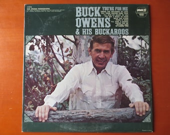 Vintage Buck Owens Vinyl LP: You're For Me, 1969