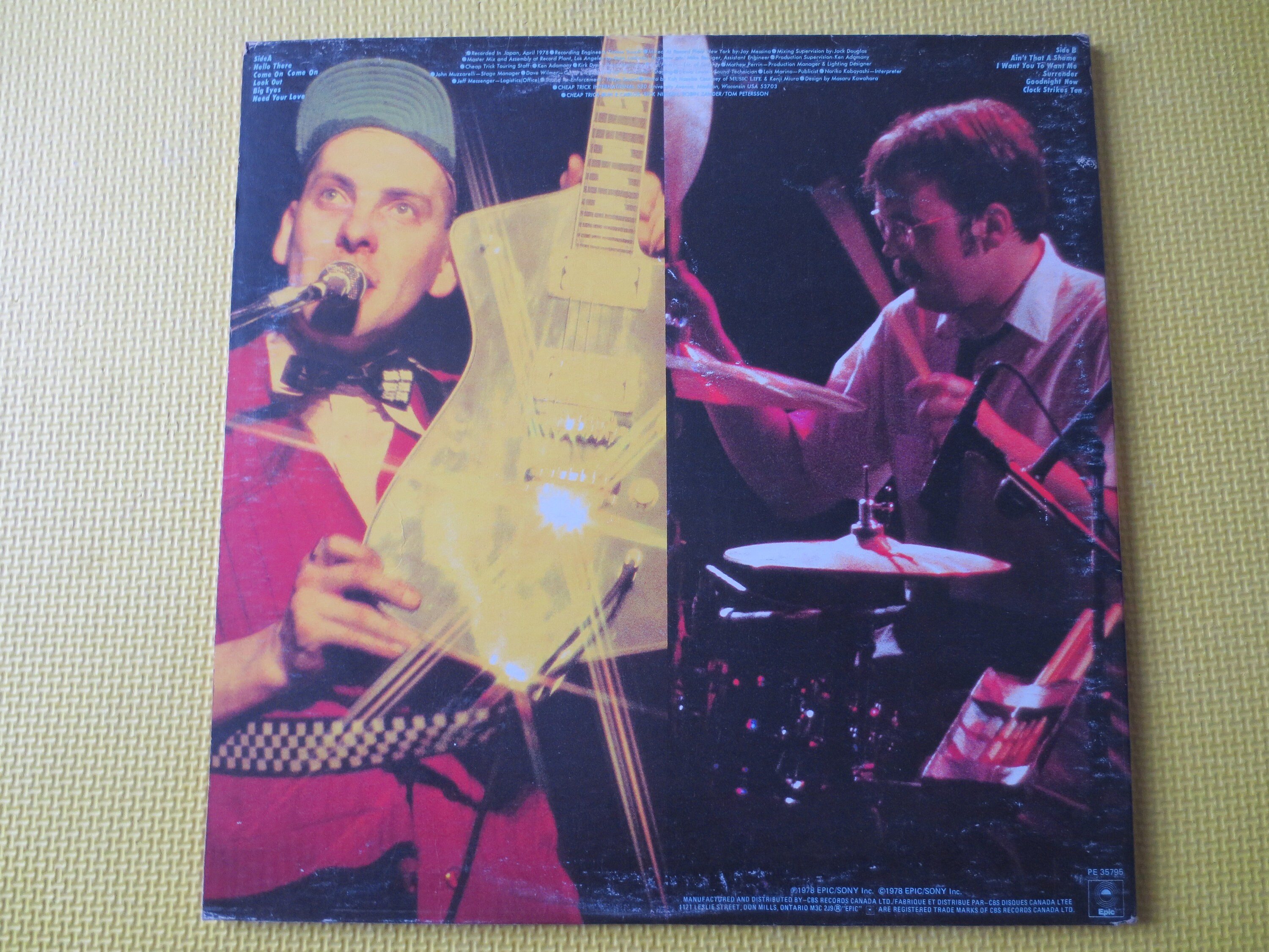 Vintage Cheap Trick at Budokan Vinyl Record - 1978 Album - Etsy