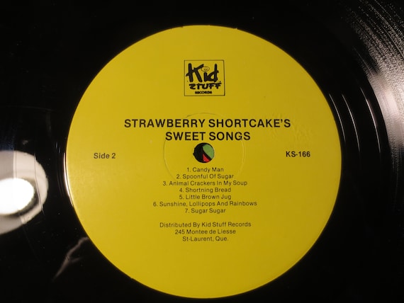 Vintage Records Strawberry Shortcake Sweet Songs Childrens Etsy Vintage Records Strawberry Shortcake Sweet Songs Childrens Etsy