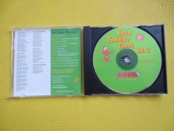 Kidzup Best Toddler Tunes Vol. 2 CD, Children's Music - Etsy