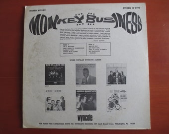 The Chimps - Monkee Business Vinyl LP - 1967 Wyncote Records - Etsy
