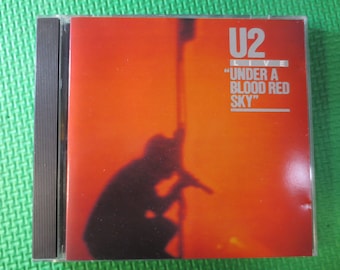 Vintage Cd's, U2, Blood Red Sky, U2 Cd, U2 Compact Disc, U2 Album, U2 Lp, Rock Cd, Vintage Compact Disc, Classic Rock Cd, 1983 Compact Discs