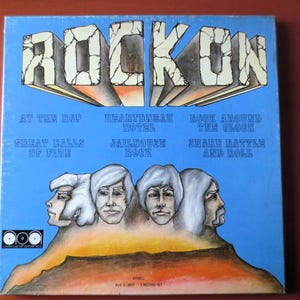 ROCK On, Caja de 3 discos, Álbumes de rock, Vinilo vintage, Discos, Discos de vinilo, Álbumes de vinilo, Discos de rock, LP, Discos vintage, Discos de 1972
