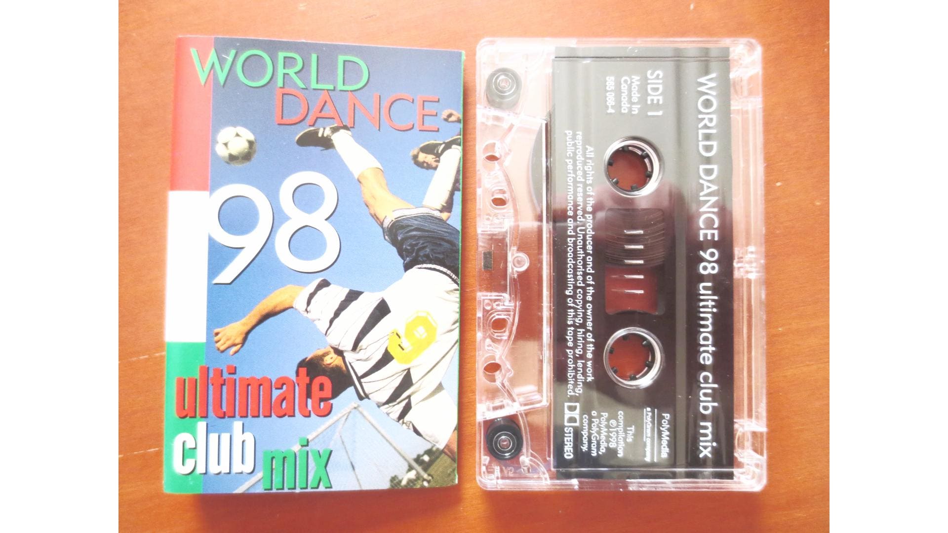WORLD DANCE 98, ULTIMATE Club Mix, 1998 Cassette, Vintage Cassette