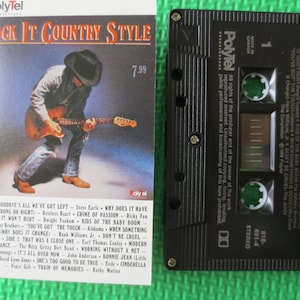 Cassette Tapes, ROCK It COUNTRY Style, ROCK Music Tapes, Steve Earle Cassette, Tape Cassette, Rock Cassette, Tapes, Rock Tape, 1988 Cassette