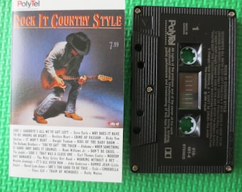 ROCK It COUNTRY STYLE, 1988 Cassette Tape, Vintage Cassette