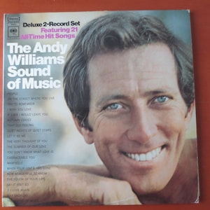 ANDY WILLIAMS, Sound of MUSIC, Andy Williams Albums, Andy Williams Vinyl, Vintage Vinyl, Jazz Albums, Vinyl, Vintage Records, 1968 Records