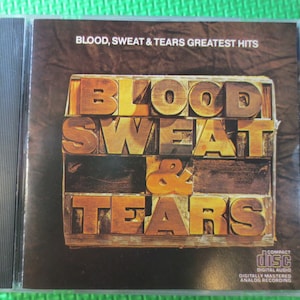 Vintage Cd&#39;s, BLOOD SWEAT and TEARS, Greatest Hits, Pop Cd, Greatest Hits Cd, Rock Cd, Rock Lp, Vintage Compact Disc, Rock Compact Discs