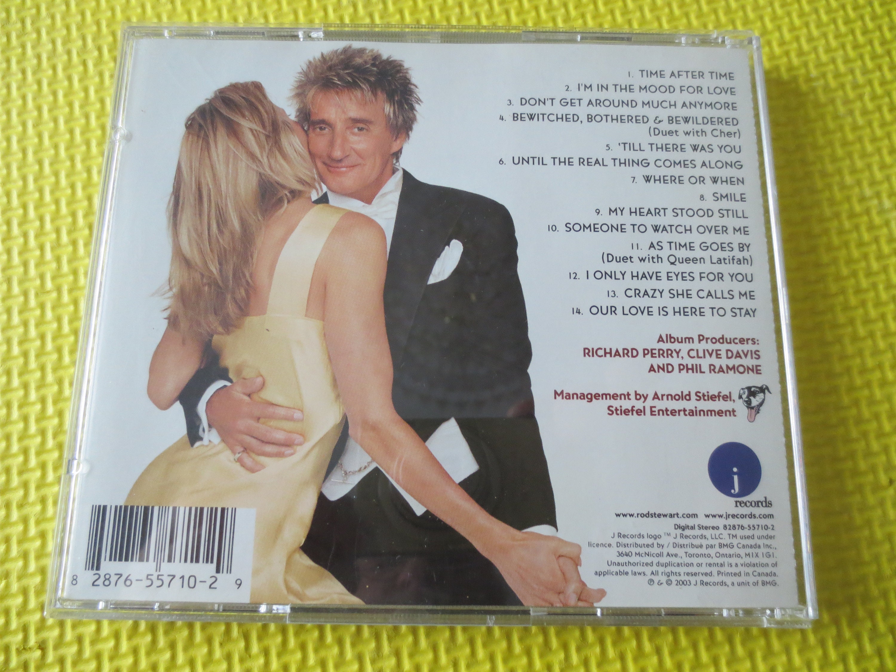 ROD STEWART, as Time Goes By, 2003 Compact Disc, Vintage Cd - Etsy