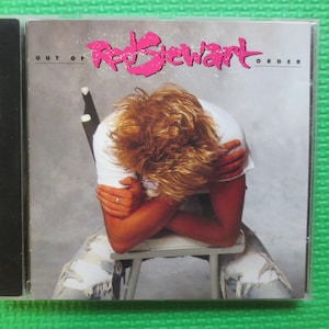 Vintage Cd, ROD STEWART, Out of ORDER, Rod Stewart Cd, Rod Stuart Lp, Rockalbum, Rod Stuart Music, Classic Rock Cd, Cd, 1988 Compact Disc