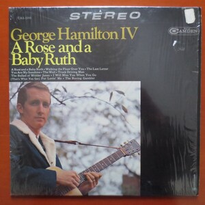 GEORGE HAMILTON IV, A Rose Lp, Country Record, Country Album, Country Vinyl, Country Lp, Vintage Vinyl, Lps, Vintage Records, 1968 Records