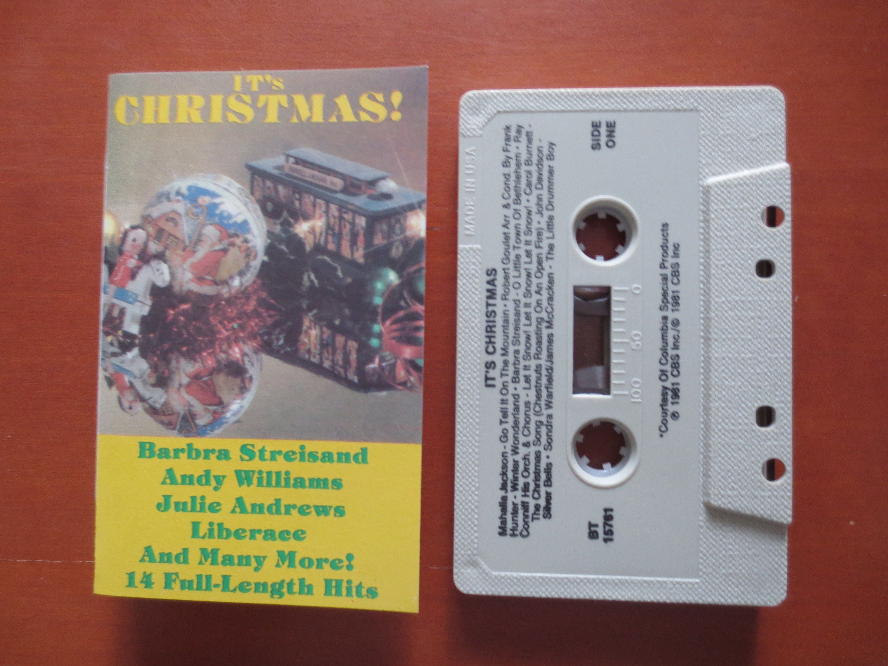 Cassette Tapes, CHRISTMAS Tape, CHRISTMAS Music, CHRISTMAS