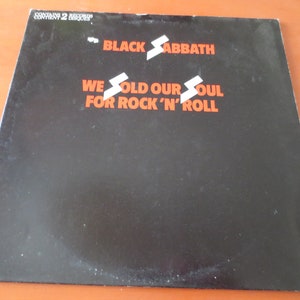 BLACK SABBATH, We Sold Our Soul, BLACK Sabbath Record, Black Sabbath Album, Ozzy Osbourne Lp, Vinyl Records, Vintage Records, 1975 Records
