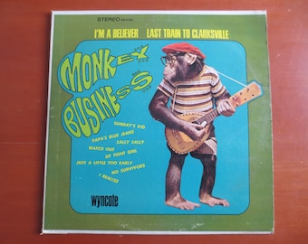 Vintage Records, MONKEE BUSINESS, The CHIMPS, Wyncote Records, Vintage Vinyl, The Monkees Records, The Monkees Album, Vinyl Lp, 1967 Records