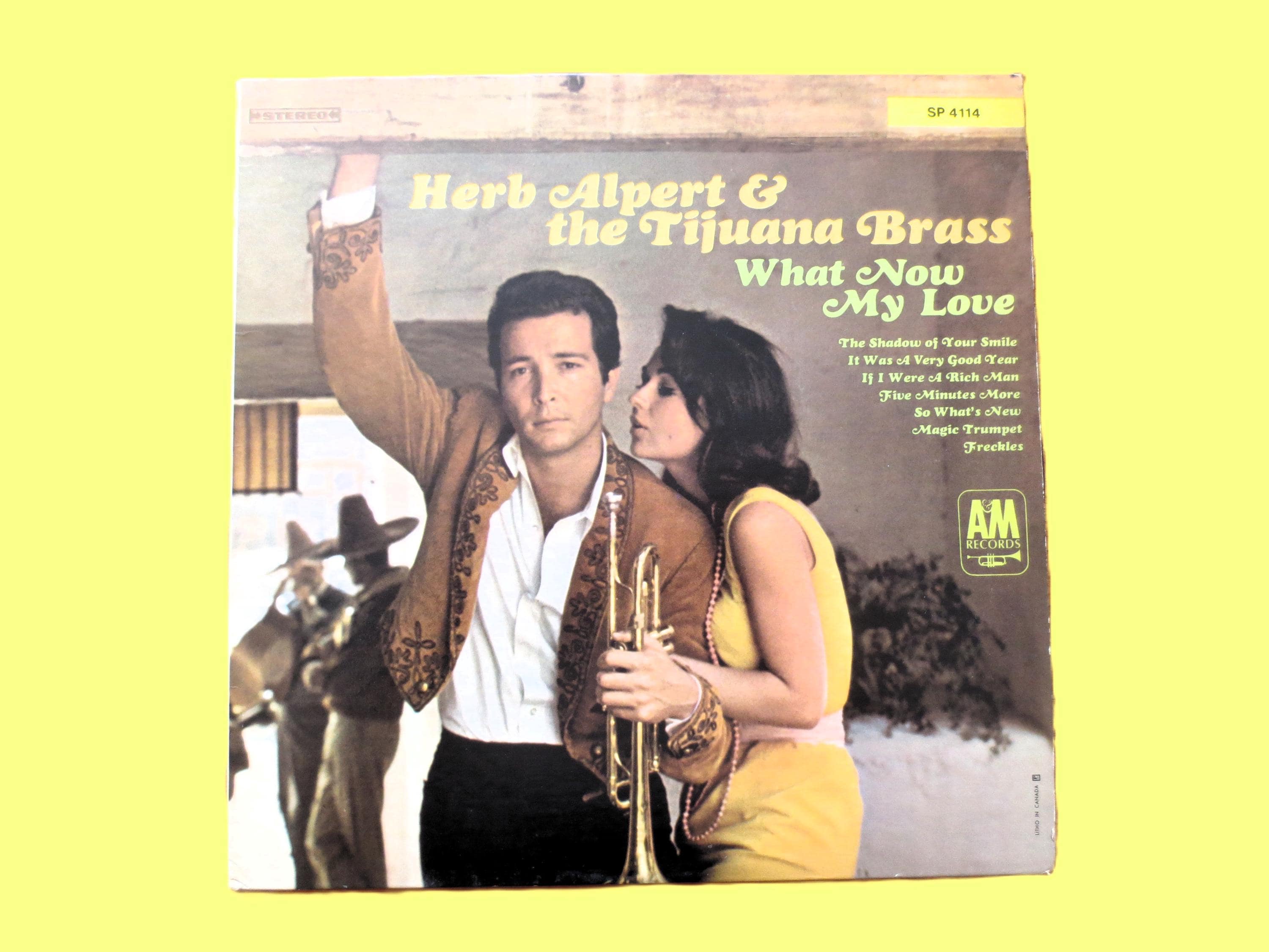HERB ALPERT & Tijuana Brass, What Now My Love, Vintage Album, 1966 Record, Vinyl Lp