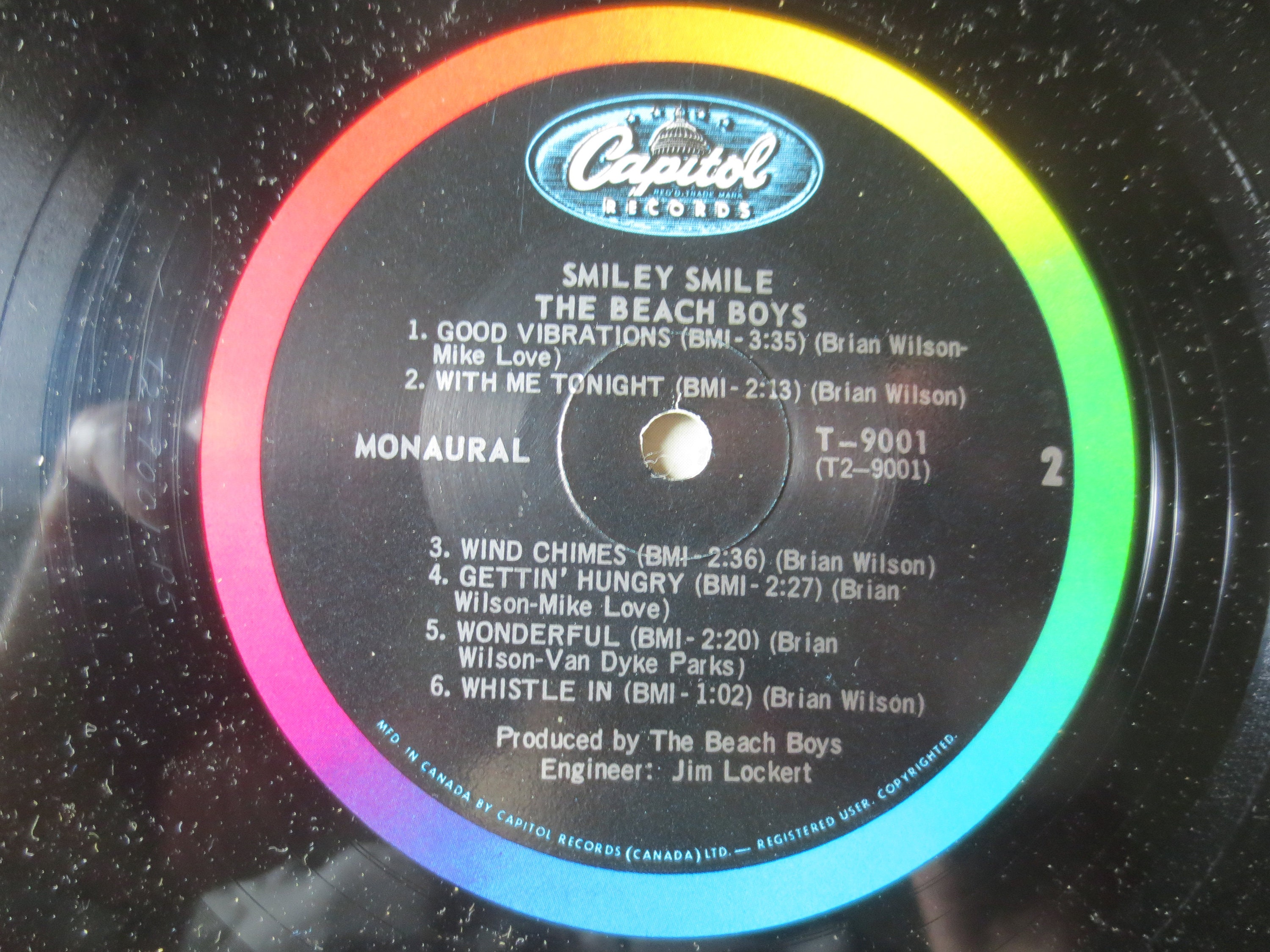 Vintage Records, the BEACH BOYS, SMILEY Smile, Beach Boys Album