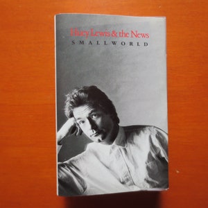 Kassettenbänder, HUEY LEWIS Tape, Small World Tape, Huey Leichtigkeits Album, Huey Leichtigkeits Musik, Tonbandkassette, Vintage Kassette, 1988 Kassette