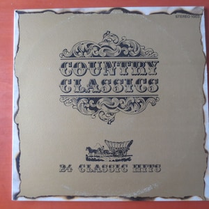 COUNTRY CLASSICS, 24 CLASSIC Hits, Country Albums, Country Music, Country Records, Vinyl Album, Vinyl Record, Vintage Records, Folk Records