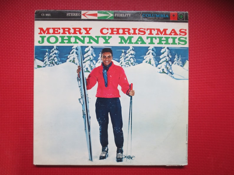 Johnny Mathis 'merry Christmas' Vinyl Record - 1967 Vintage Album - Etsy