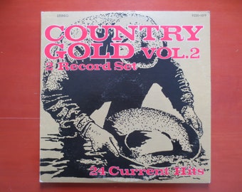 Vintage Country Gold Vol. 2 Vinyl Record - 1975 Double Album