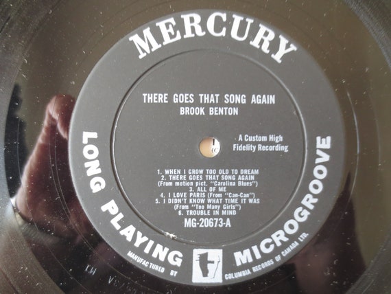 Vintage Records BROOK BENTON There Goes That SONG Again ...