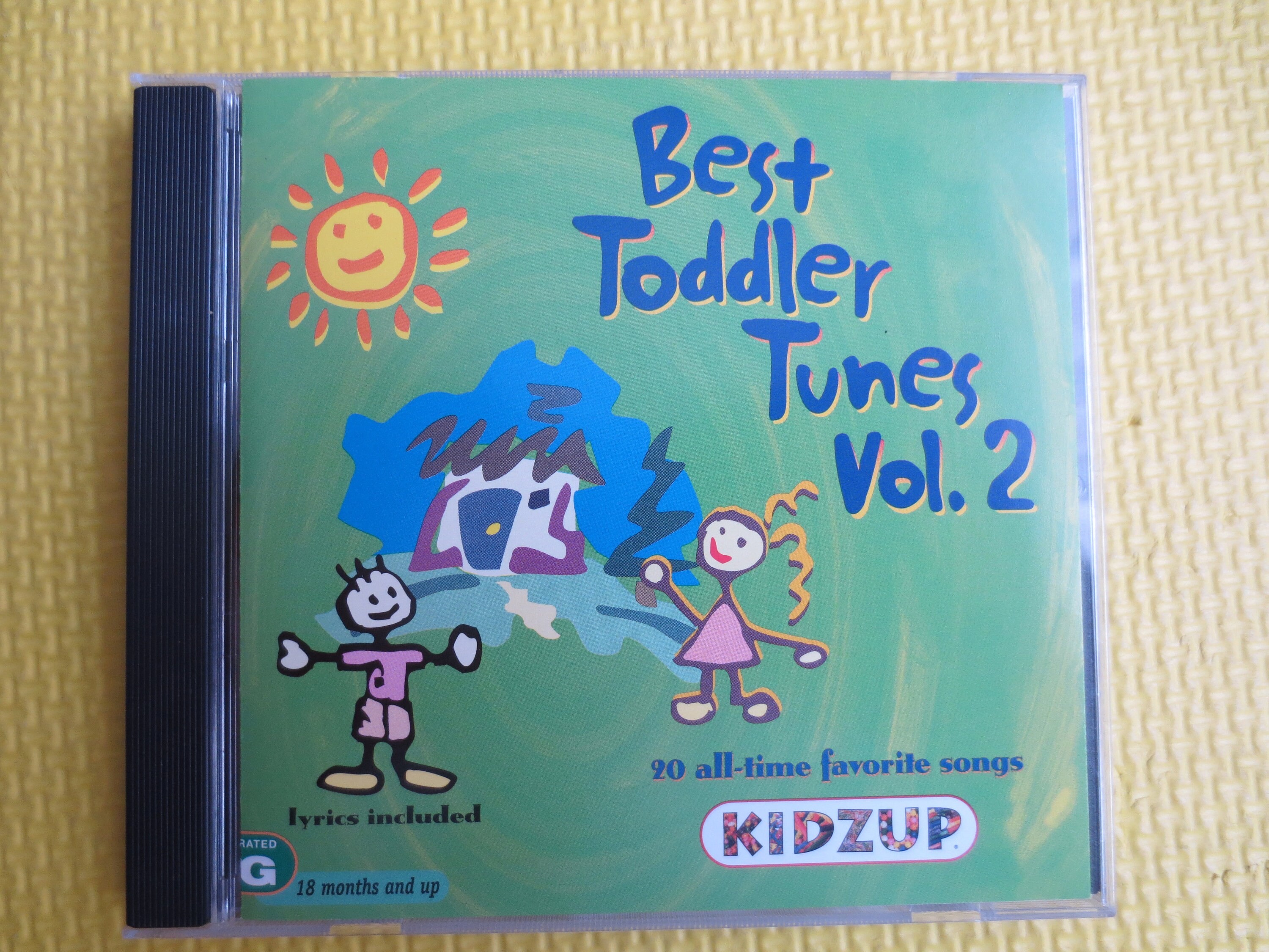 BEST TODDLER TUNES, Volume 2, Kidzup Cd, Lullabies Cd, Kids