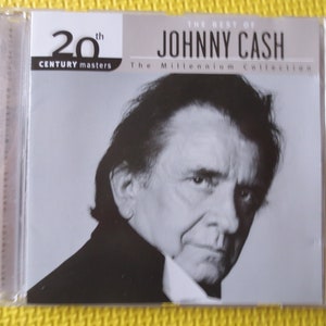 Vintage Cds, JOHNNY CASH, BEST of Cd, Johnny Cash Cd, Johnny Cash Album, Johnny Cash Songs, Country Cd, Classic Country, 2002 Compact Disc