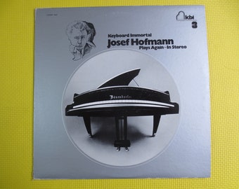 JOSEF HOFMANN, Rejoue - En stéréo, Keyboard Immortal, Disque classique, Album classique, Lp de musique classique, Disque Beethoven, Lp vinyle