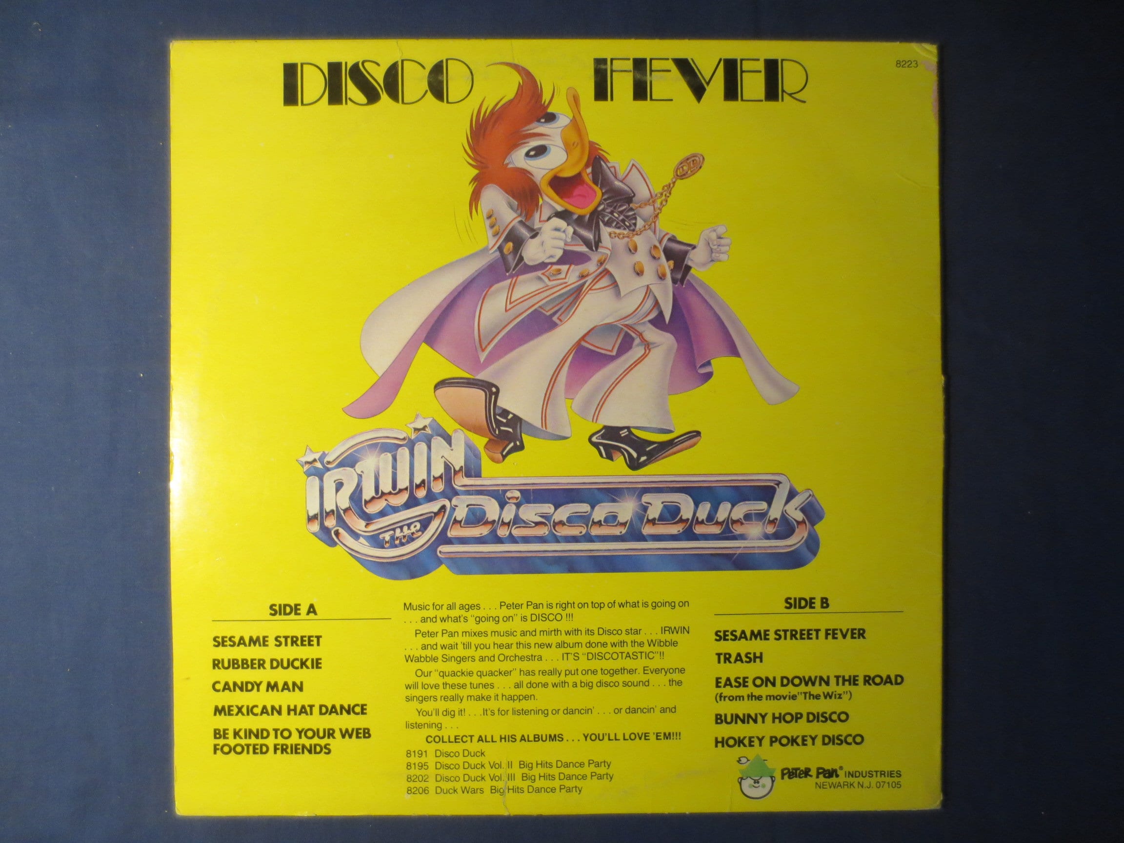 Vintage Records IRWIN the DISCO DUCK Disco Fever Novelty Etsy