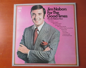 Vintage Records, JIM NABORS, For The GOOD Times, Jim Nabors Records, Jazz Record, Vintage Vinyl, Jim Nabors Albums, Vinyl Album, 1971 Record